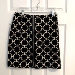 Per Se Abstract Print Skirt